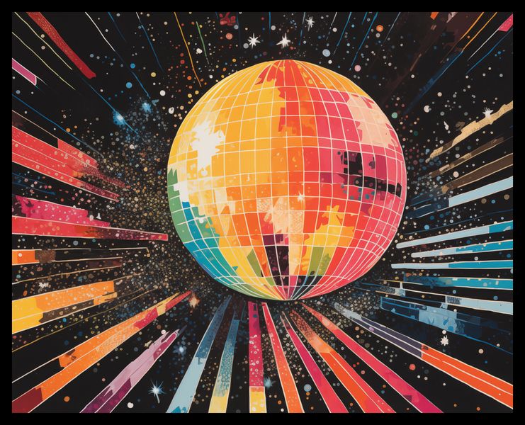 Plakat 50x40cm Disco Gra! zdjęcie 2