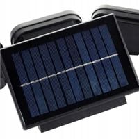 LAMPA ZEWNĘTRZNA SOLARNA 100W 800lm CZUJNIK RUCHU ZMIERZCHU OSOBNY PANEL