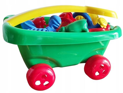 WÓZEK WÓZECZEK TACZKA + FOREMKI DLA MALUSZKA PL DZ na Arena.pl