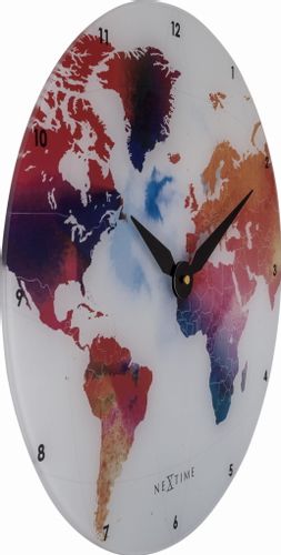 Zegar ścienny NeXtime Colorful World 8187 na Arena.pl