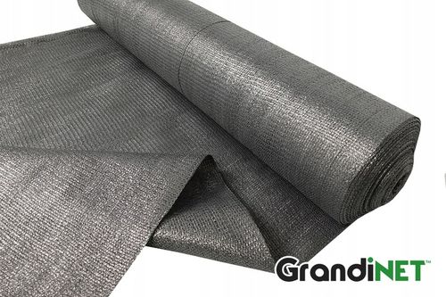 Siatka Cieniująca Zacieniająca Osłona Płotu Na Ogrodzenia 1,5x30m Grafitowa na Arena.pl