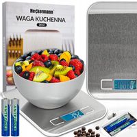 PRECYZYJNA WAGA KUCHENNA 10kg 1g DOMOWA ELEKTRONICZNA TARA LCD + BATERIE