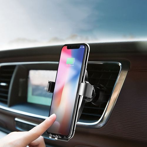 ROCK GRAVITY VENT CAR MOUNT WIRELESS CHARGER GREY na Arena.pl