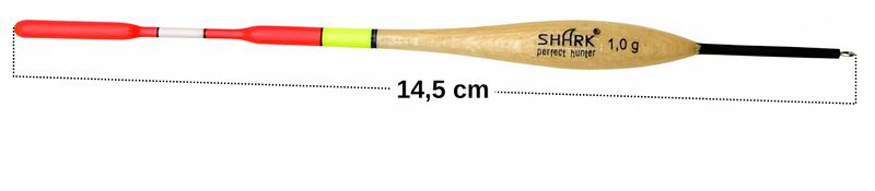 Spławik Przelotowy z BALSY SHARK Perfekt Hunter 1,0 g 14,5 cm zdjęcie 2