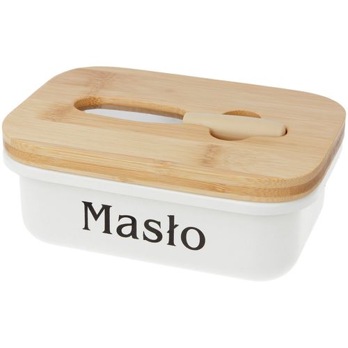 chlebak stalowy + maselniczka z nożykiem + nóż do pieczywa 2775 na Arena.pl