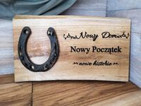 Prezent na parapetówkę pamiątkę budowy DOM podkowa