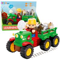 Traktor Edukacyjny Interaktywny Dla Malucha Zwierzęta Światła Dźwięki