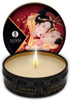 mini massage candle strawberry sparkling wine