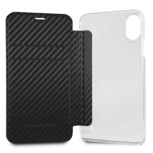 Mercedes MEFLBKI65CFBK iPhone Xs Max book czarny/black Dynamic na Arena.pl