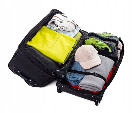 DUŻA TORBA PODRÓŻNA na KÓŁKACH WALIZKA BAGAŻ 105L na Arena.pl