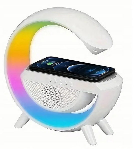 Głośnik ładowarka RGB lampka LED zdjęcie 1