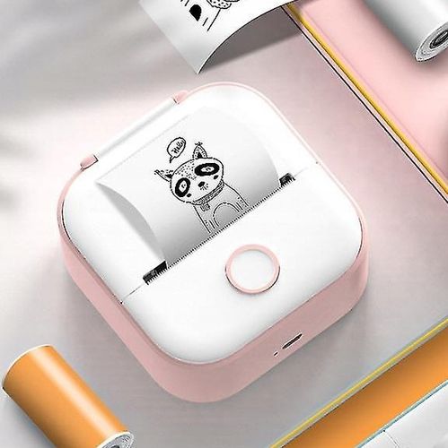 Phomemo T02 mini drukarka termiczna do zdjęć notatek etykiet różowa na Arena.pl