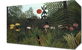 Obraz 30x20cm Virgin Forest, Rousseau Vintage do Salonu