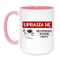 Duży Biało-Różowy 450 ml