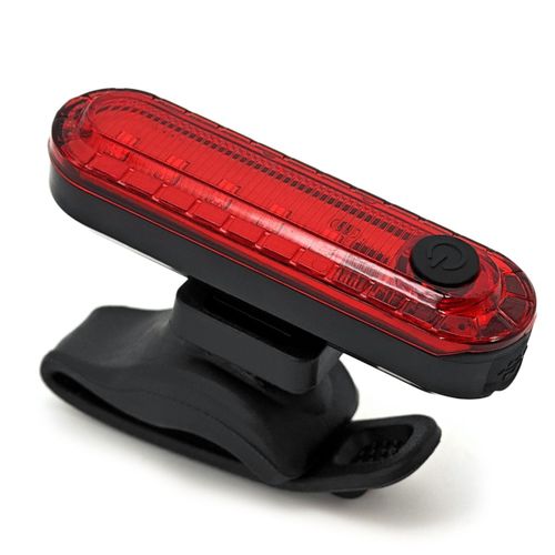 Lampka rowerowa 4 tryby pracy USB czerwona na Arena.pl