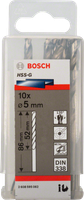 wiertło hss-g, din 338 5.0*52mm 10szt. - b 2608595062