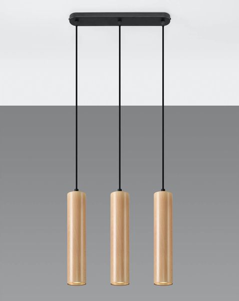 Wisząca LAMPA loftowa SL.0638 loftowa OPRAWA zwis tuby brązowe zdjęcie 2