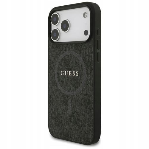 Etui GUESS 4G Ring Classic Logo MagSafe do iPhone 17 Pro Max Czarny na Arena.pl