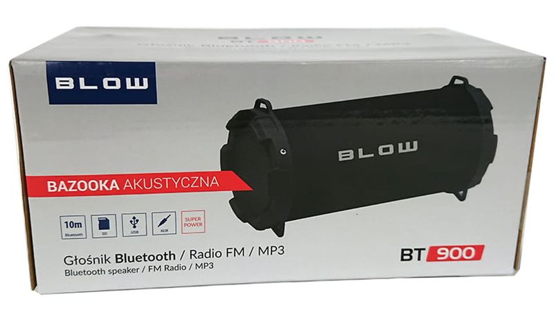 Głośnik Bluetooth Bazooka Blow BT900 FM USB SD AUX zdjęcie 4
