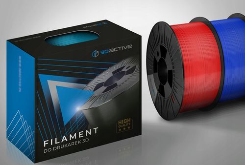Filament PLA+ do drukarek 3D 3DACTIVE Czarny matowy 1,75mm 1kG 600mm/s na Arena.pl