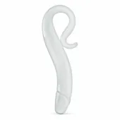 glas szklany model no. 14 - anatomiczna forma, transparentny, 21 cm