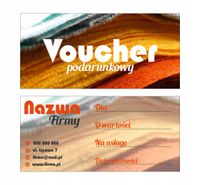 VOUCHERY PODARUNKOWE upominkowe na zakupy lub usługi 60 szt. SZEROKI WYBÓR