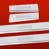 Listwa progowa OPEL/VAUXHALL CORSA D Stal nierdzewna 304 połysk 4szt