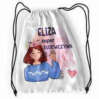 Plecak Sportowy Szkolny Dla Elizy Worek Torba Z Nadrukiem Ze Zdjęciem