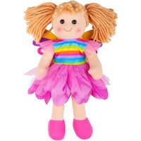 Lalka - Wróżka przytulanka szmacianka 34cm