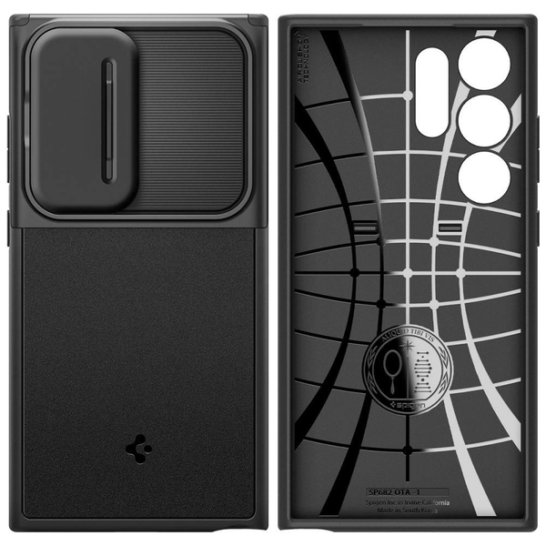 spigen optik armor galaxy s24 ultra black zdjęcie 1