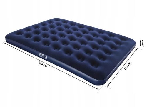 Materac dmuchany + pompka 203x152x22cm na Arena.pl