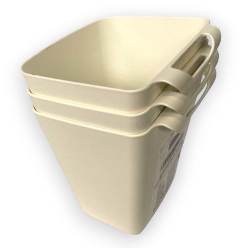 Pojemniki Ikea New Sunnersta Białe 3Szt. na Arena.pl