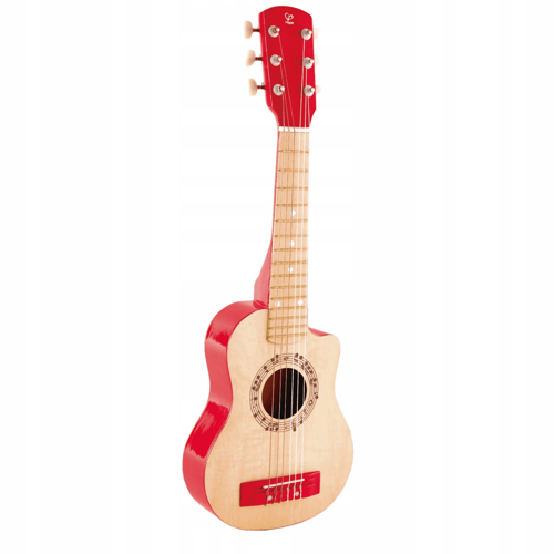 HAPE Drewniana gitara Czerwony płomień na Arena.pl