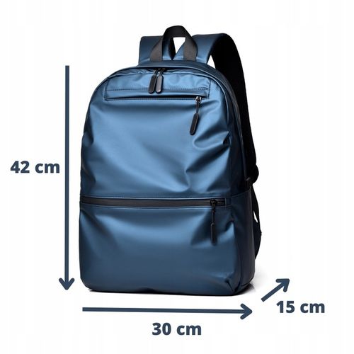 Plecak KELF CZARNY Szkolny Podróżny 4 kieszenie 20L MAT OXFORD Poliester na Arena.pl