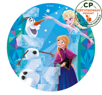 Opłatek na tort Frozen - Kraina Lodu