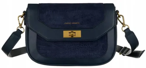 torba z eko skóry david jones granatowy na Arena.pl