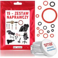 Duży Zestaw Uszczelek Saeco Philips Moltio Syntia LetteGo xSmall + SMAR 5g