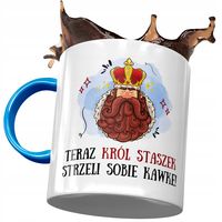 Kubek Błękitny Dla Stanisława Staszka Kolegi Męża Z Nadrukiem Ze Zdjęciem