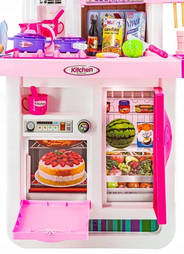 DUŻA KUCHNIA DLA DZIECI Kuchenka Akcesoria Światło na Arena.pl