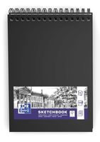 Blok Szkicownik A4/50K Oxford Art Czarny 400152648