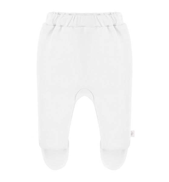 Półśpioch bawełniany biały basic 68 zdjęcie 1