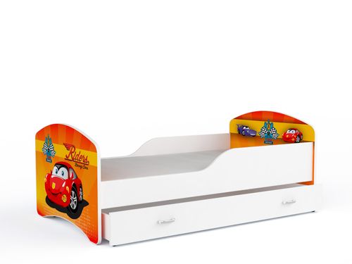 ŁÓŻKO 140x80 IGOR szuflada + materac na Arena.pl