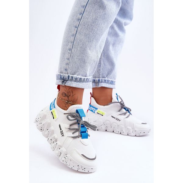 Wsuwane Modne Sneakersy Białe r.36 zdjęcie 7