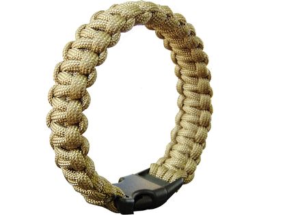 BRANSOLETKA LINA PARACORD  23mm coyote   MFH