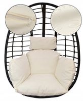 Poduszka na huśtawkę ogrodową fotel wiszący kokon WODOODPORNA + ZAGŁÓWEK