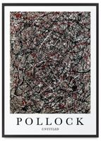 Plakat Jackson Pollock abstrakcja 30x40 cm w czarnej ramie