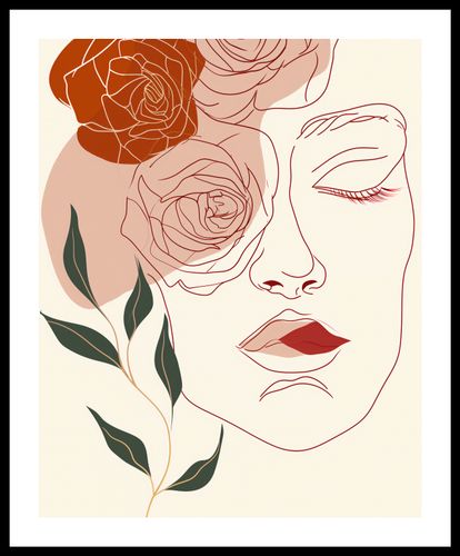 Plakat 40x50cm Beż i Twarz na Arena.pl