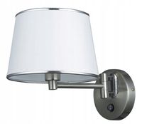 Kinkiet lampa ścienna Candellux IBIS srebrny