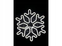 OZDOBA NA OKNO ŚNIEŻYNKA NEON GWIAZDKA GWIAZDA LED ZIMNY BIAŁY