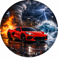 Opłatek na tort Dodge Challenger Viper Ram Charger Durango Auto Samochód